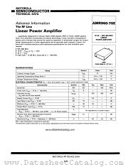 AMR960-70E datasheet pdf Motorola