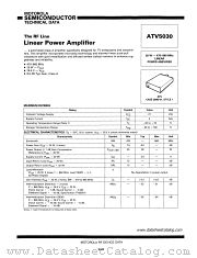 ATV5030 datasheet pdf Motorola