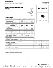 BSV52LT1 datasheet pdf Motorola