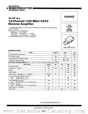 CA2422 datasheet pdf Motorola