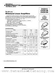 CA2813H datasheet pdf Motorola