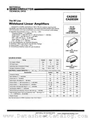 CA2832H datasheet pdf Motorola