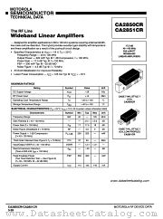 CA2850CR datasheet pdf Motorola