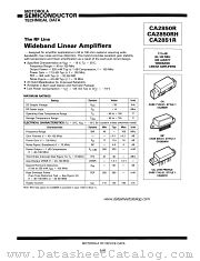 CA2850R datasheet pdf Motorola