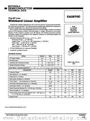 CA2870C datasheet pdf Motorola