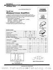 CA2885H datasheet pdf Motorola