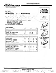 CA2890H datasheet pdf Motorola