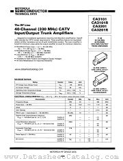 CA3201 datasheet pdf Motorola