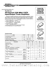 CA3270R datasheet pdf Motorola