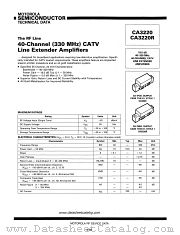 CA3220 datasheet pdf Motorola