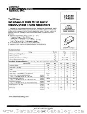 CA4180 datasheet pdf Motorola