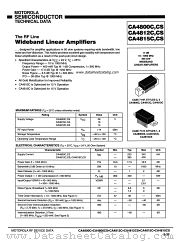 CA4815C datasheet pdf Motorola