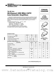 CA5220 datasheet pdf Motorola