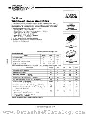 CA5800H datasheet pdf Motorola