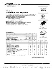 CA900 datasheet pdf Motorola