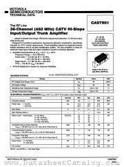 CA97901 datasheet pdf Motorola