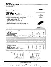 CAB914 datasheet pdf Motorola