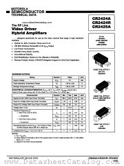 CR2424R datasheet pdf Motorola