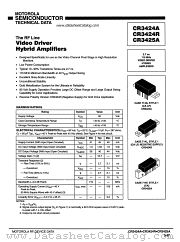 CR3425A datasheet pdf Motorola