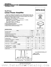 DHP02-36-40 datasheet pdf Motorola