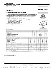 DHP05-18-20 datasheet pdf Motorola