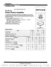 DHP10-32-08 datasheet pdf Motorola