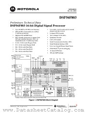 DSP56F803 datasheet pdf Motorola