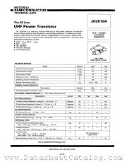 JO2015A datasheet pdf Motorola