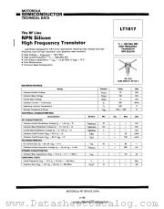 LT1817 datasheet pdf Motorola