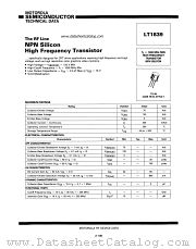 LT1839 datasheet pdf Motorola