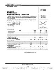 LT4700 datasheet pdf Motorola