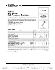 LT4746 datasheet pdf Motorola