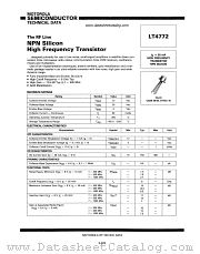 LT4772 datasheet pdf Motorola