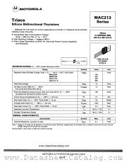 MAC213-10 datasheet pdf Motorola