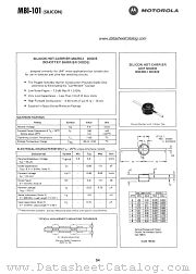 MBI-101 datasheet pdf Motorola