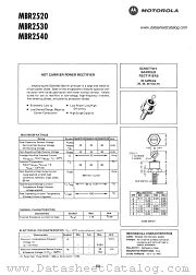 MBR2520 datasheet pdf Motorola