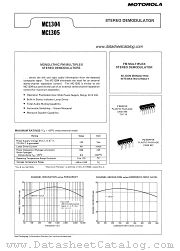 MC1305PQ datasheet pdf Motorola