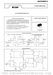 MC1306P datasheet pdf Motorola