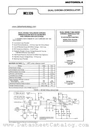 MC1326PQ datasheet pdf Motorola