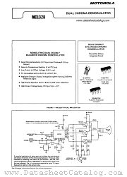 MC1328 datasheet pdf Motorola