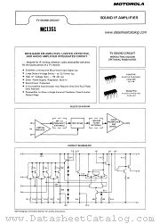 MC1351PQ datasheet pdf Motorola