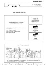 MC1355P datasheet pdf Motorola