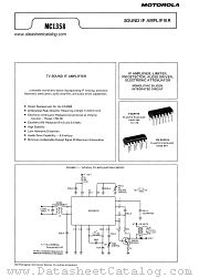 MC1358P datasheet pdf Motorola