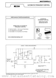 MC1364G datasheet pdf Motorola