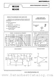 MC1410G datasheet pdf Motorola