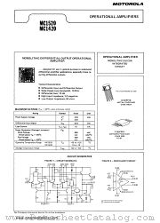 MC1420G datasheet pdf Motorola