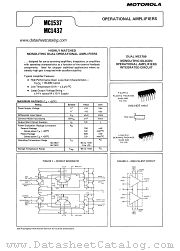 MC1437 datasheet pdf Motorola