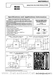 MC1463R datasheet pdf Motorola