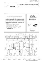 MC1581L datasheet pdf Motorola