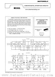 MC1583L datasheet pdf Motorola